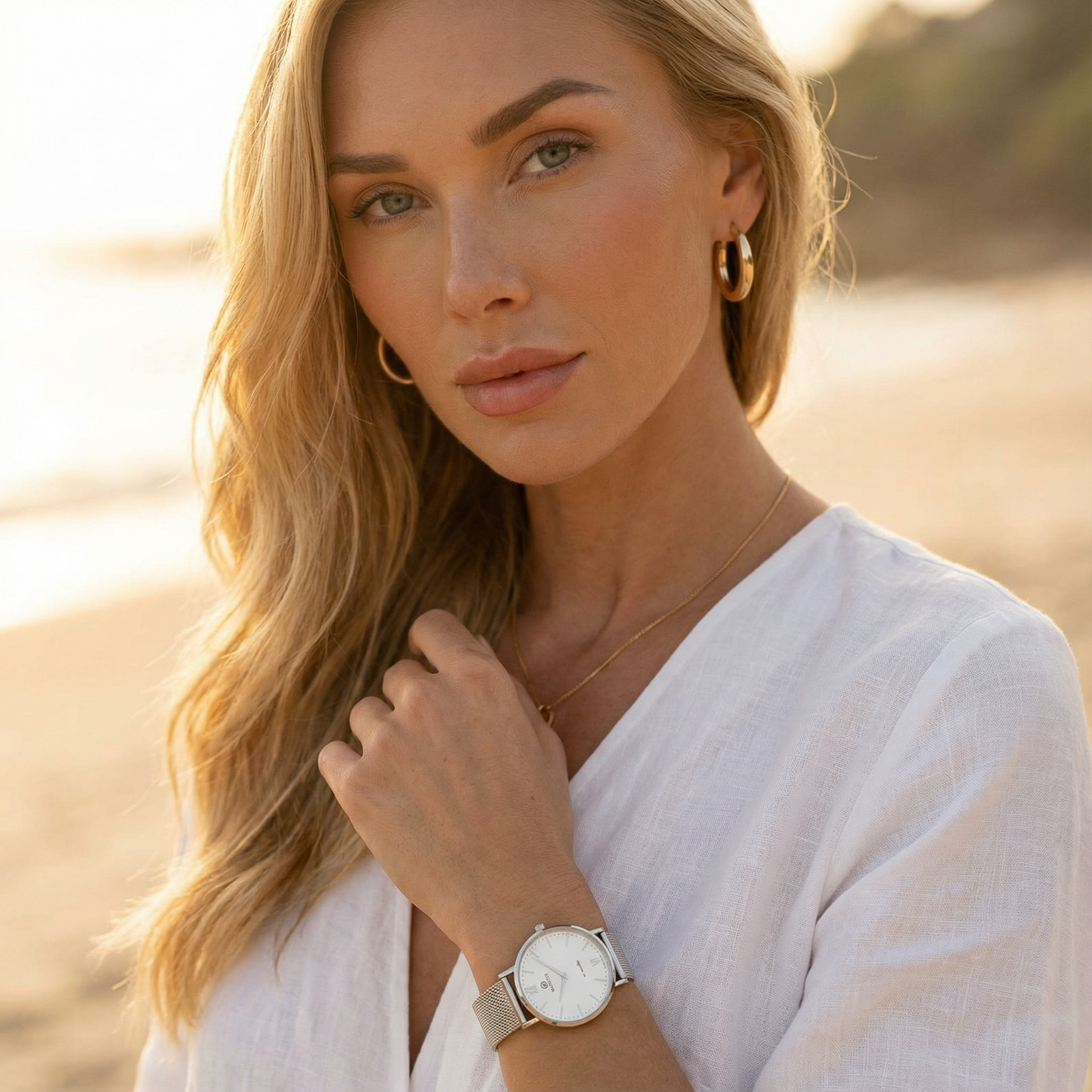 GIFT SET: SILVER WATCH