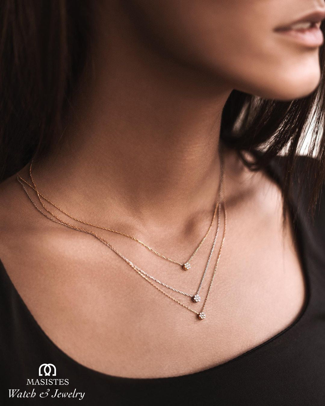 THE FLOWER NECKLACE | 18K GOLD - MASISTES