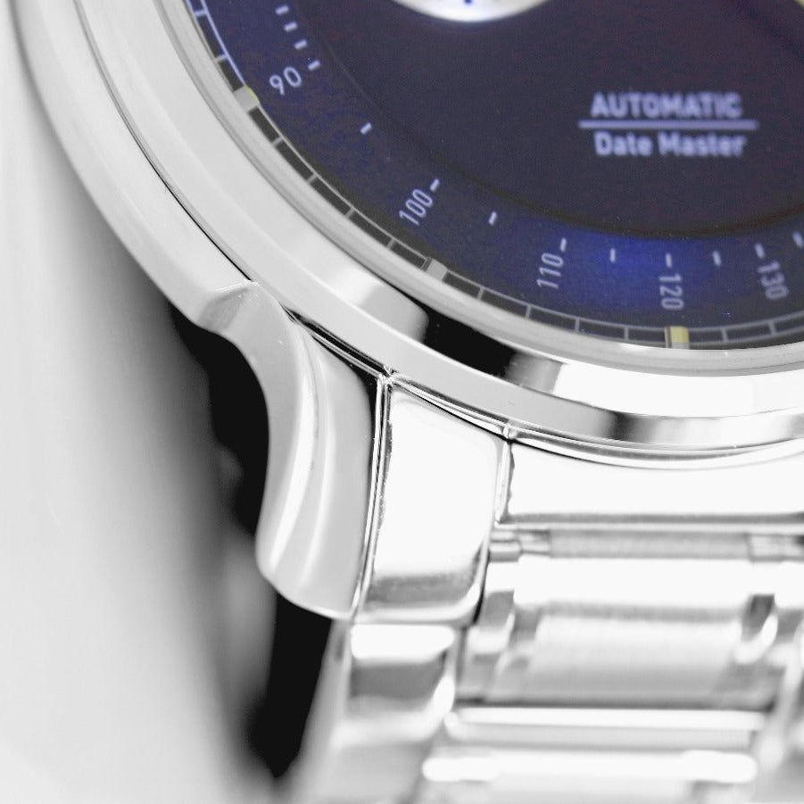 Best Automatic Men's Watch | DATE-MASTER 42mm Silver blue dial German