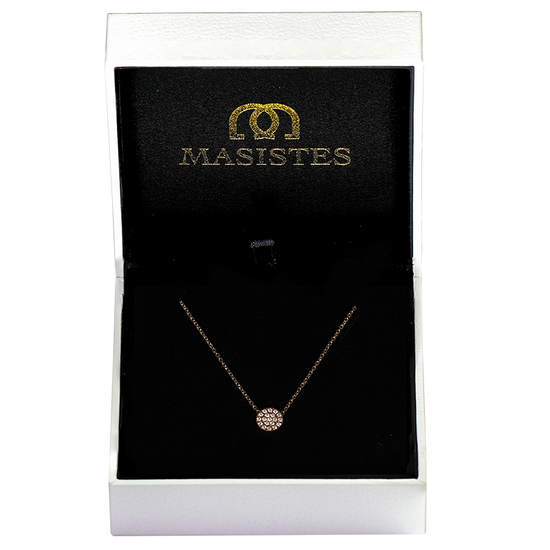 NECKLACE |  JEWELRY:18K GOLD PLATED | CIRCLE NECKLACE | MASISTES