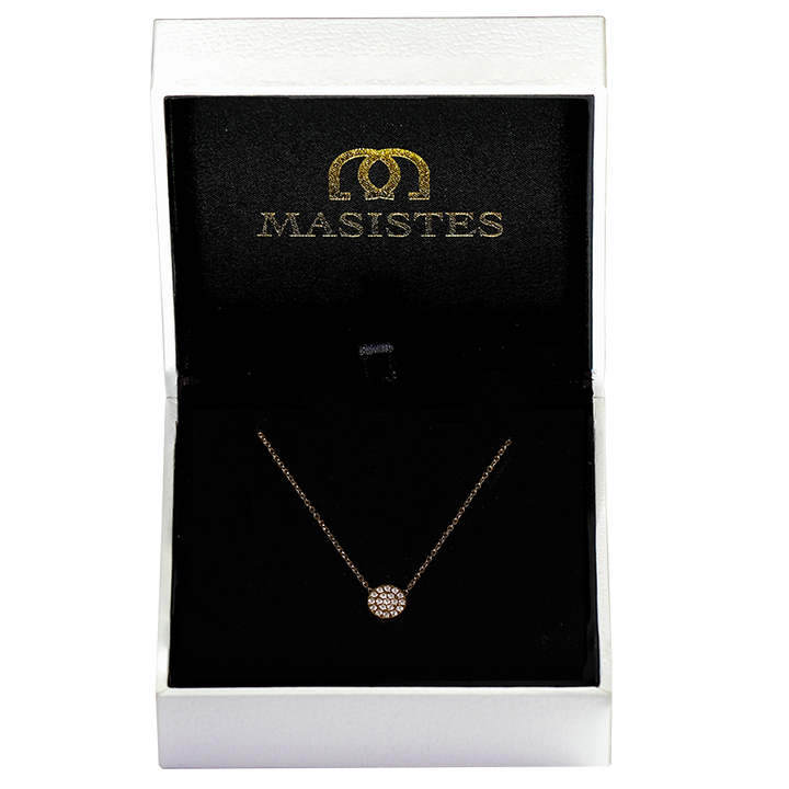 NECKLACE |  JEWELRY:18K GOLD PLATED | CIRCLE NECKLACE | MASISTES