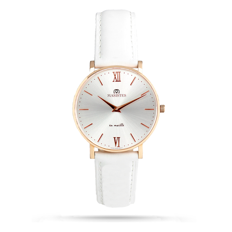 Classic En-Maille | ROSE GOLD / LEATHER / 36MM | Women's Watch