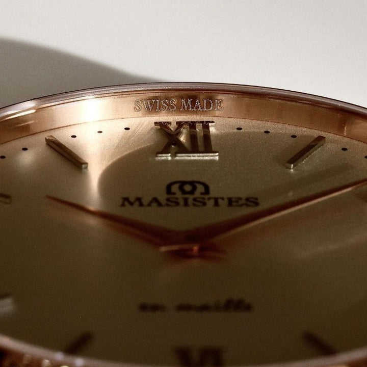 En Maille | 36MM | STEEL IN ROSE GOLD-MESH - MASISTES