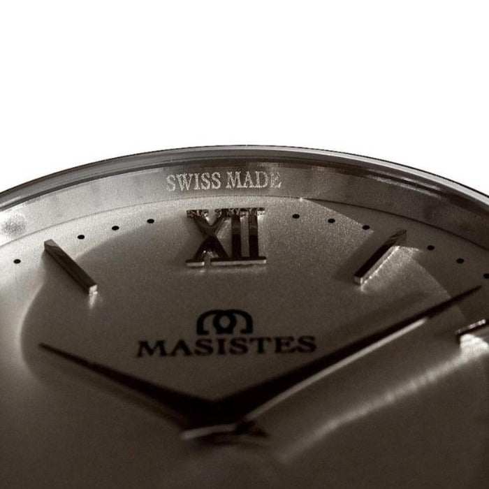 En Maille | 36MM | STEEL-LEATHER-Men - MASISTES