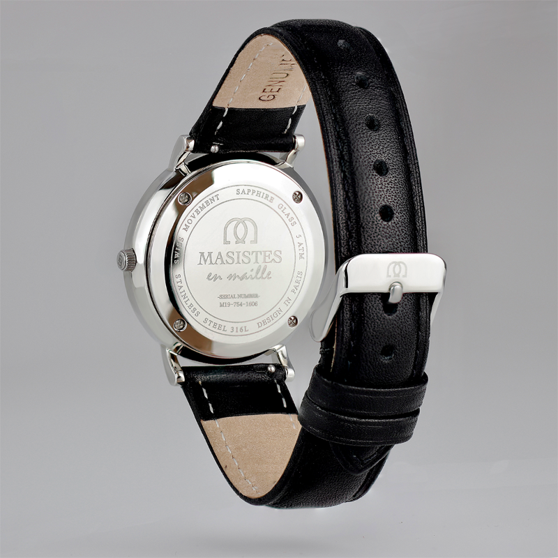 En Maille | men's watches | 36MM | STEEL-LEATHER-Men - MASISTES