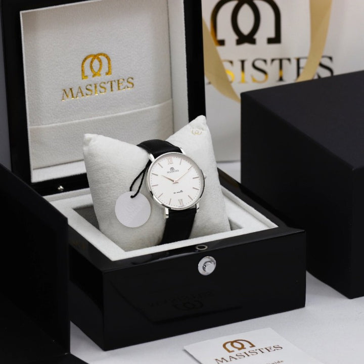 Classic En-Maille | SILVER  / LEATHER / 36MM | Women's Watch