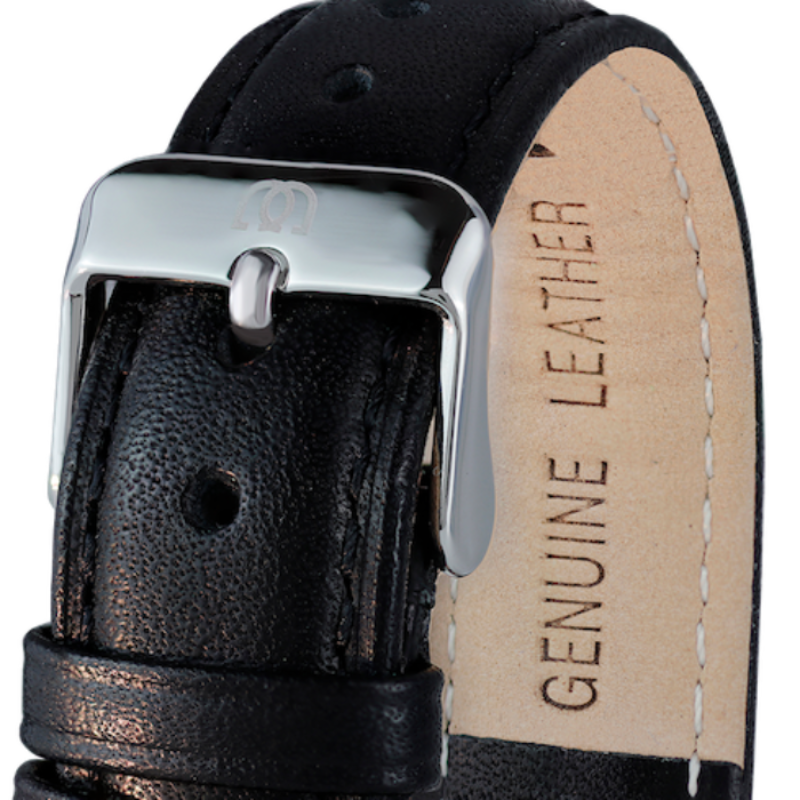 Classic En-Maille | BLACK / SILVER  / LEATHER / 36MM | Women's Watch