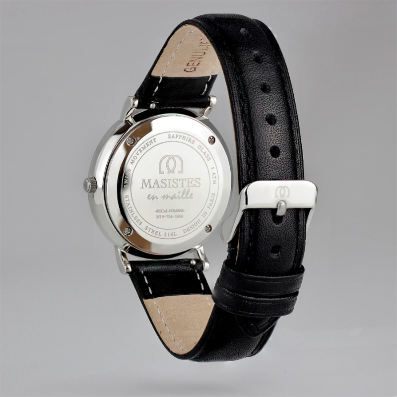 En Maille | men's watches | 36MM | STEEL-LEATHER-Men - MASISTES