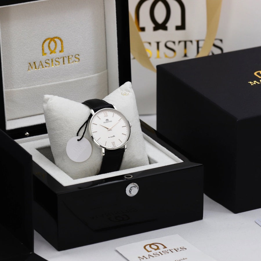 En Maille | 36MM | STEEL-LEATHER-Men - MASISTES