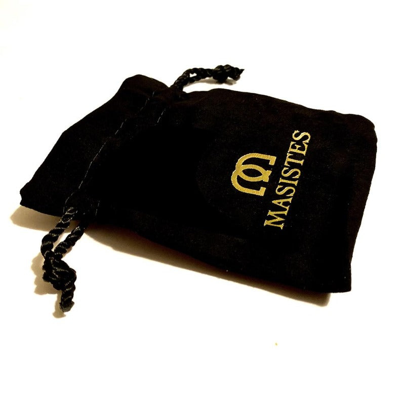 SUIVRE | LEATHER BRACELET | WHITE-STEEL - MASISTES