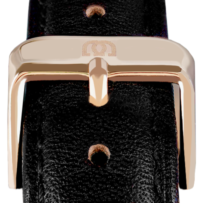 En Maille | 36MM | STEEL IN ROSE GOLD-LEATHER-Men - MASISTES