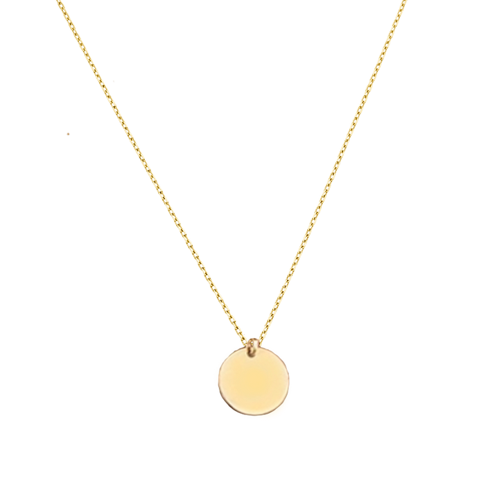 CIRCLE NECKLACE |  JEWELRY:18K GOLD PLATED | CIRCLE NECKLACE | MASISTES