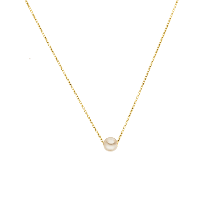PEARL NECKLACE |  JEWELRY:18K GOLD PLATED | PEARL NECKLACE |MASISTES