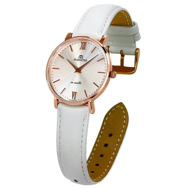 Classic En-Maille | ROSE GOLD / LEATHER / 36MM | Women's Watch