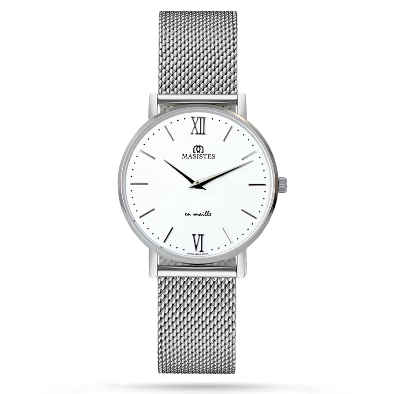 Classic En-Maille | SILVER / MESH / 36MM | Women's Watch, Ladies' watch