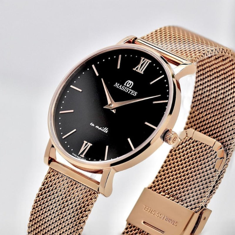 Classic En-Maille | ROSE GOLD / MESH / 36MM | Women's Watch