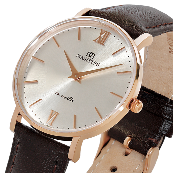 Classic En-Maille | ROSE GOLD / LEATHER / 36MM | Women's Watch